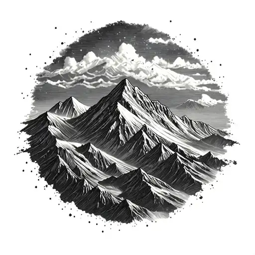 Kailash Mountain Scene