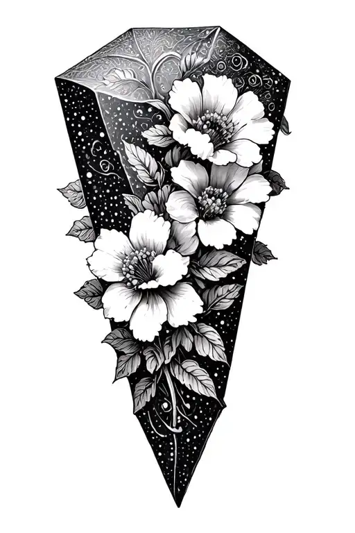 Shards Of Narsil With Flowers Intertwined