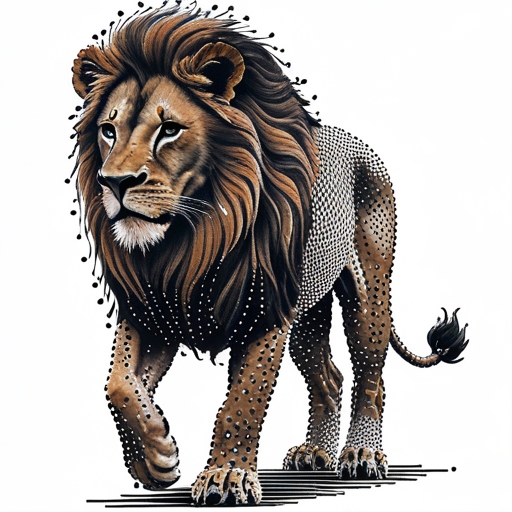 Lion Walking