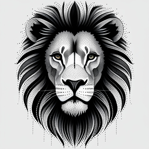 Minimalistic Lion