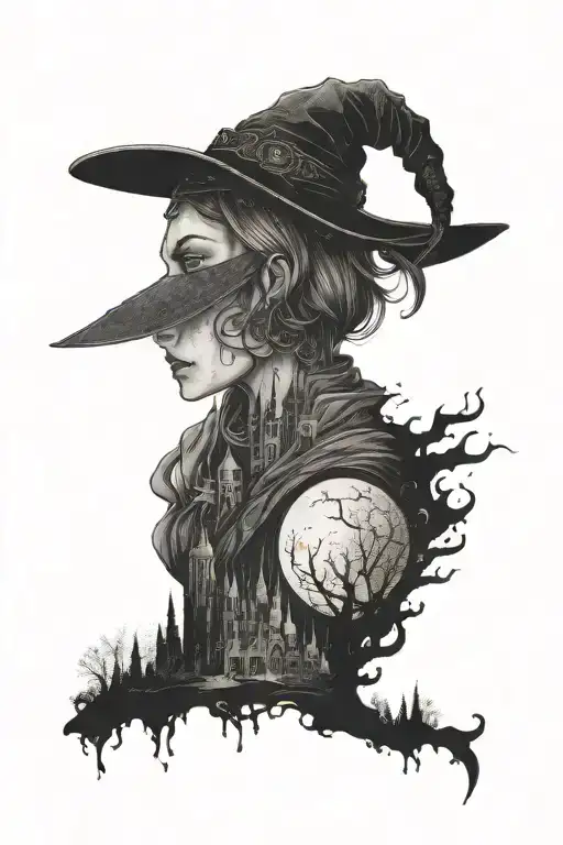 Ranni The Witch In Astetic Skyline