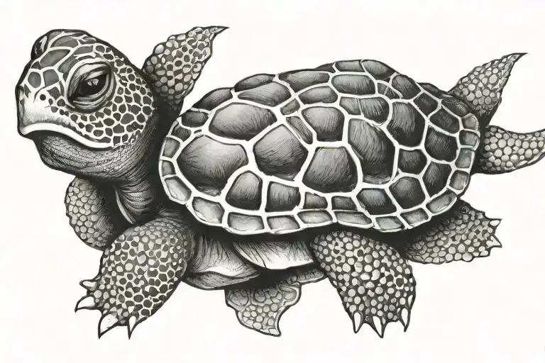 Cute Baby Turtle