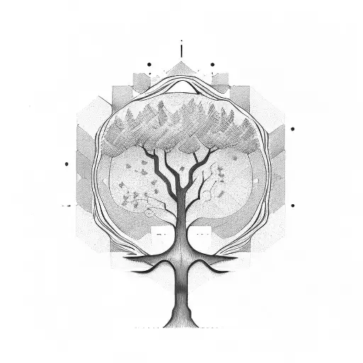 A Gavel Morphing Into A Tree Of Knowledge