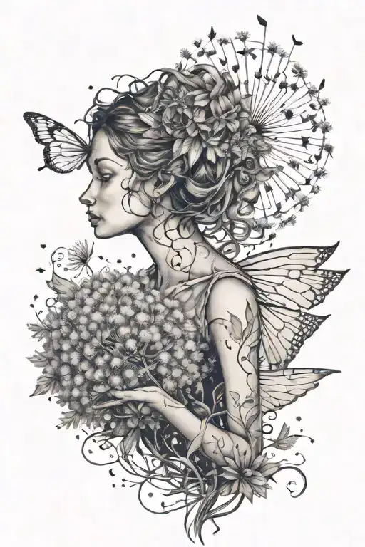 Fairy And Dandelion