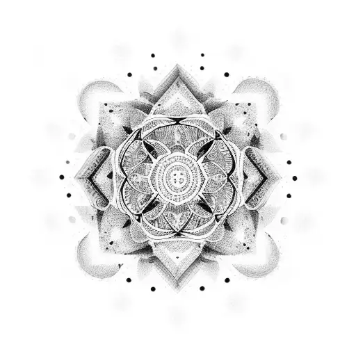 An Intricate Music Note Mandala