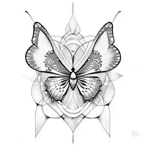 Line Art Butterfly