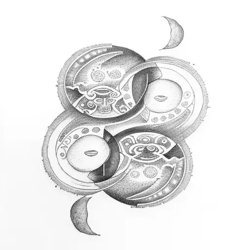 Balance With Sun And Moon Yin Yang