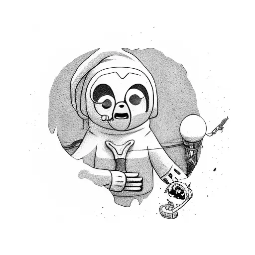 Finn The Human And Jake The Dog In Thr Movie Donnie Darko