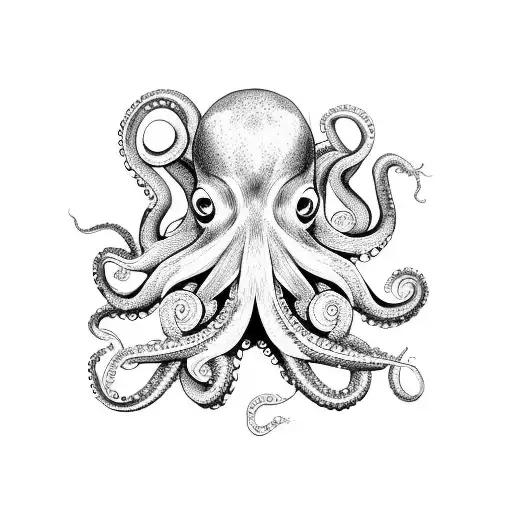 Octopus With Trident