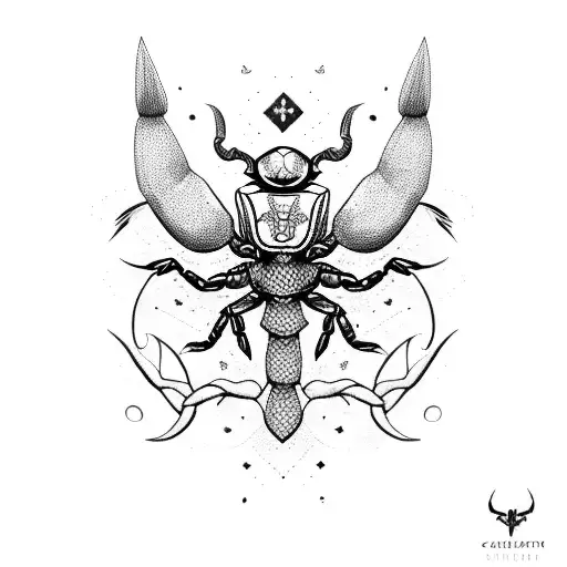 Scorpion Zodiac And Eagle