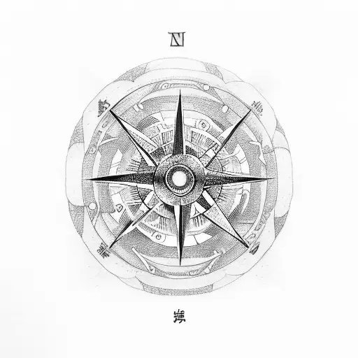 Yin And Yang Compass