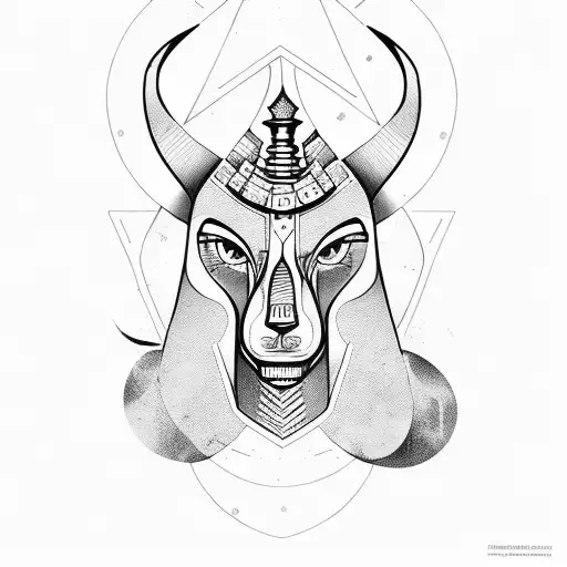 Anubis Playing Chess