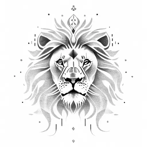 Lion With Two Daughters