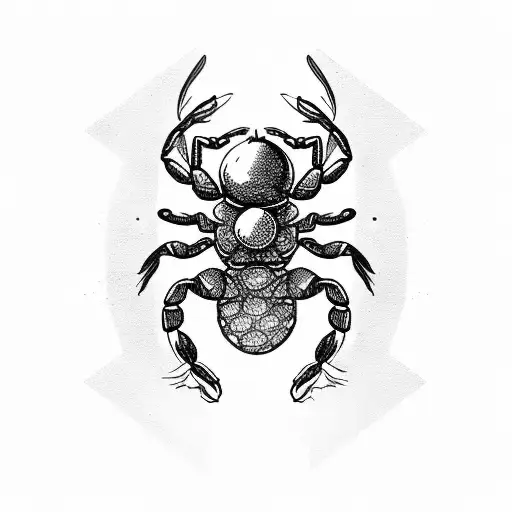 Scorpion Holding A 8 Ball Pool