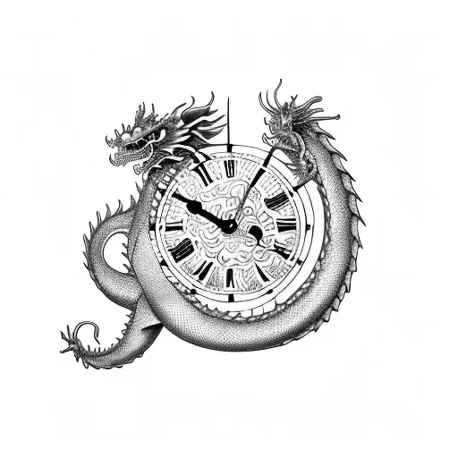 Clock And Dragon