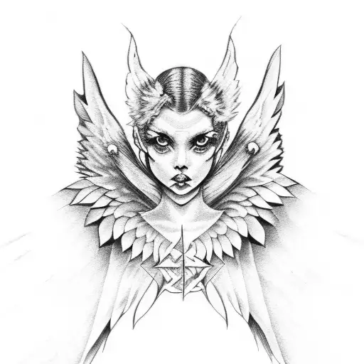 Angel And Demon Wings