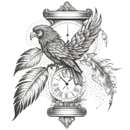Phoenix Feather Watch