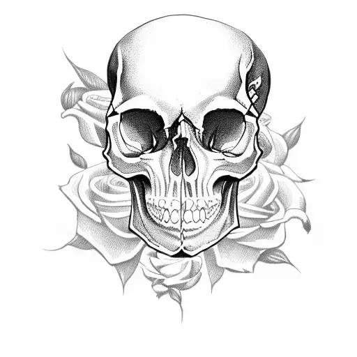 Skull And Roses