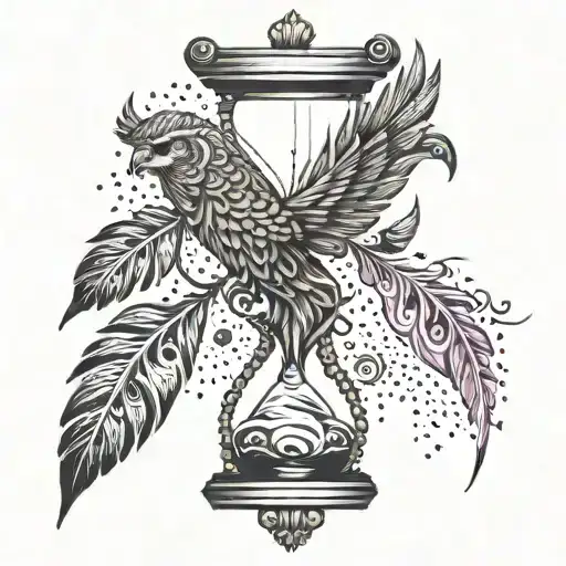 Phoenix Feather Hourglass