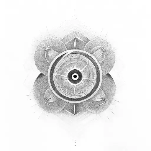 Enso Symbol Combined With Reiki Symbols