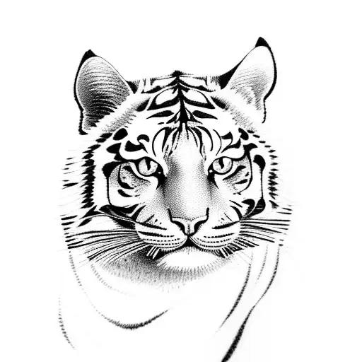 Cat Turning Into Tiger