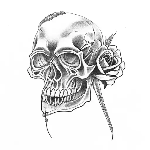 Jaguar Skull And Roses