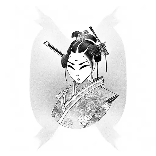 Geisha Sleeve Samurai