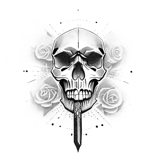 Skull Wielding Weapons