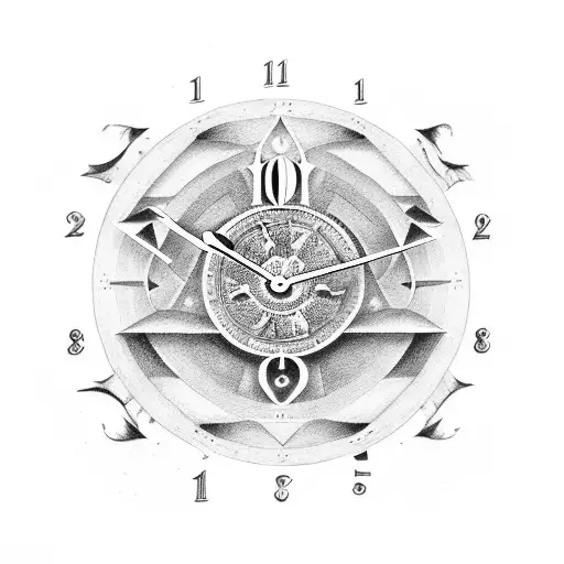 Good Evil Religious Clock Money