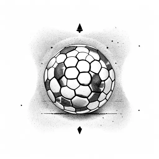 Soccer Ball With A King Crown