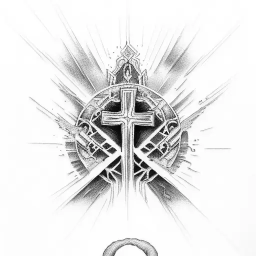 Name Dorantes With Jesus Cross