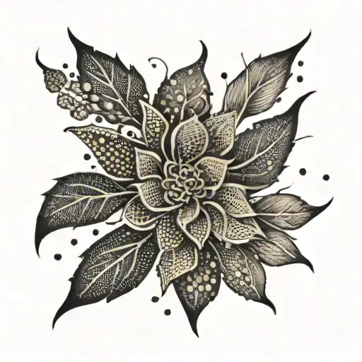 Abstract Stiff Goldenrod