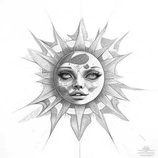 A Star Eating The Sun