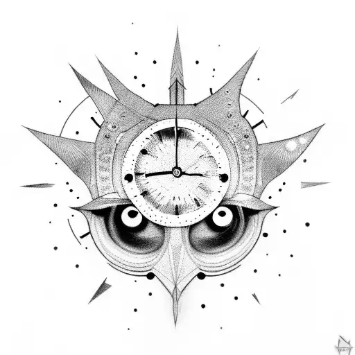 Broken Clock With Third Eye