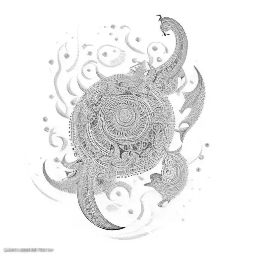 South Asian Heritage Tattoo With Gujarati