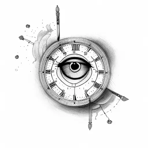 Broken Clock With Third Eye