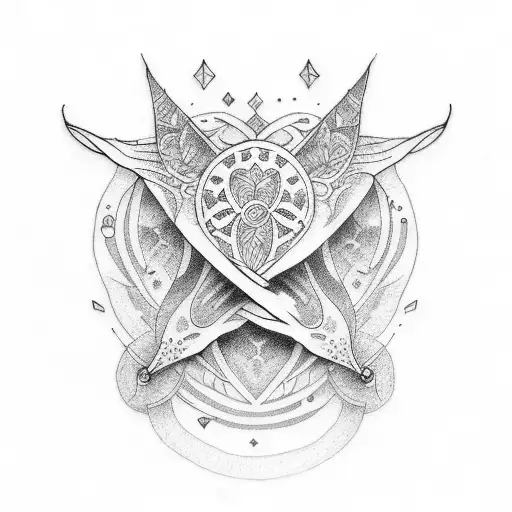 Design A Tattoo That Represents The Importance Of Friendship Using Dotwork Style