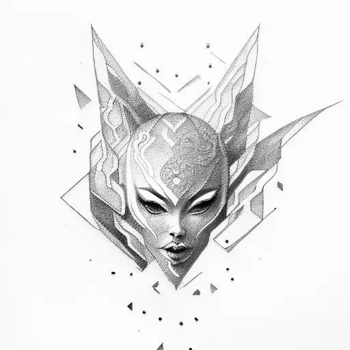 Devious Woman Black Red Shadows