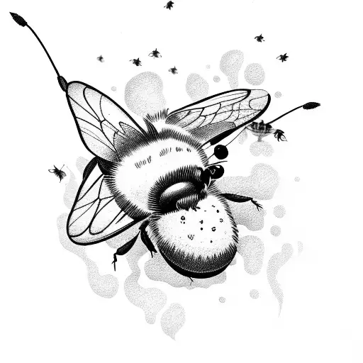 Gaming Console Surrounded By Bees