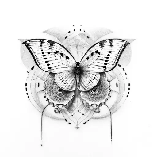 Butterfly With Semicolon