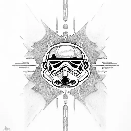 Star Wars Logo Combined With A C