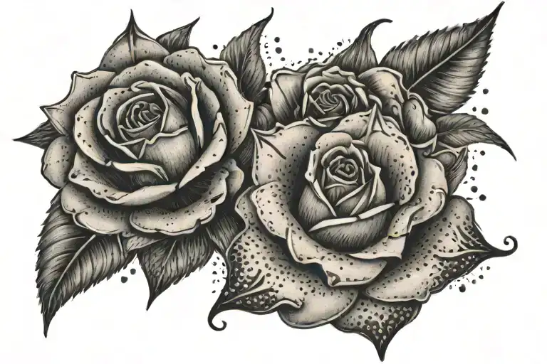 Roses And Lily Flowers