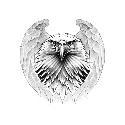 Bald Eagle With Pit Vipers Carrying Beer And Guns