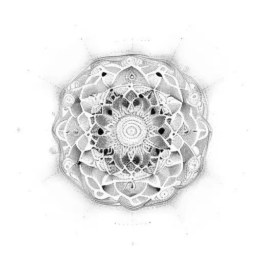 A Mathematical Equation Transformed Into A Beautiful Mandala Design