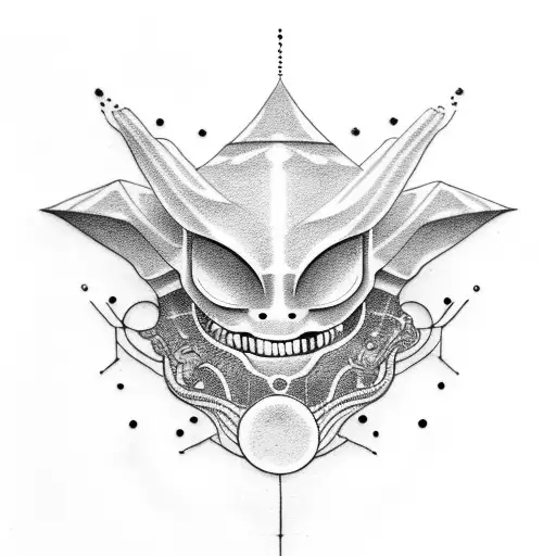 Hippie Alien On Cloud