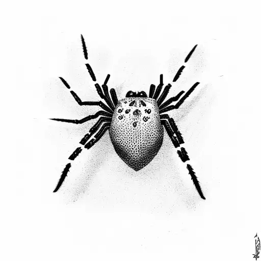 Spider Eating A Heart