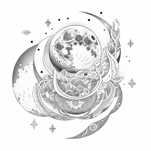 Moon Flowers Hourglass