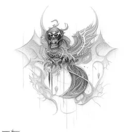 Dark Religious Painting