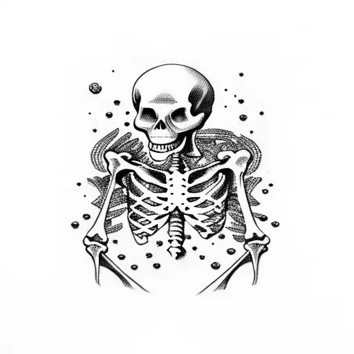 Skeleton Playing Piano