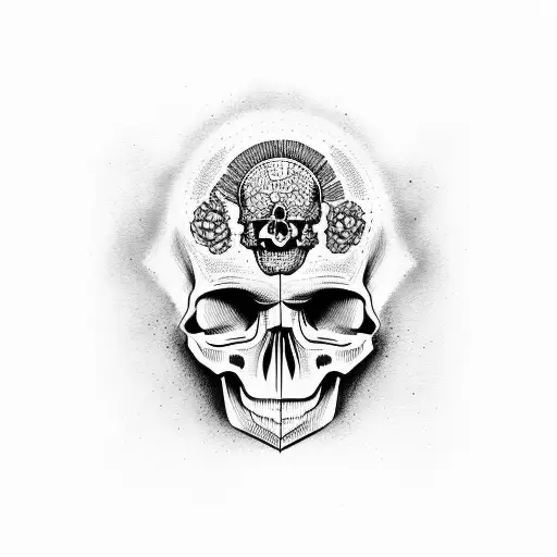 Skull Error 404 Brain